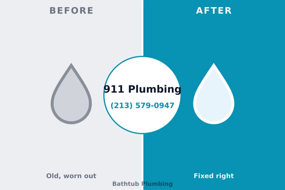 Before and after: plumbing company New Holland, PA